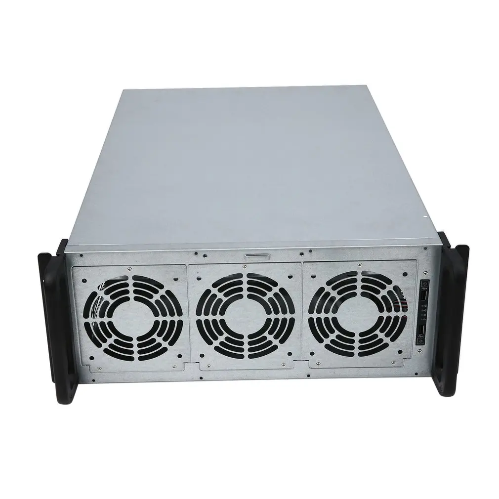 Шасси для майнинга Riser ETH/ETC/ZEC/др. 4U шасси шахты 6/8 графического сервера один