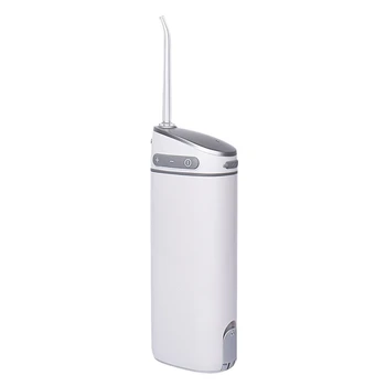 

Portable Oral Irrigator USB Rechargeable Water Flosser Water Jet 165ML Water Tank Waterproof Teeth Cleaner