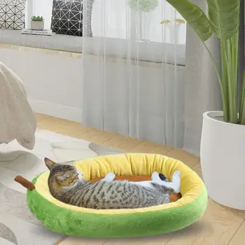 

Pet House Pet Warm Bed Cute Pear-shaped Pet Sleeping Bags Comfortable Kennel Sofas Four Seasons General Pet Bed for Cat &