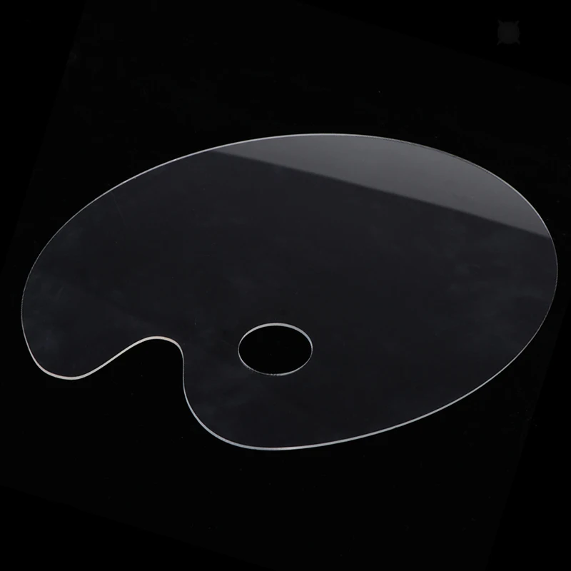 Clear Acrylic Artist Paint Mixing Palette Makes Cleanup for Painting 20*30cm