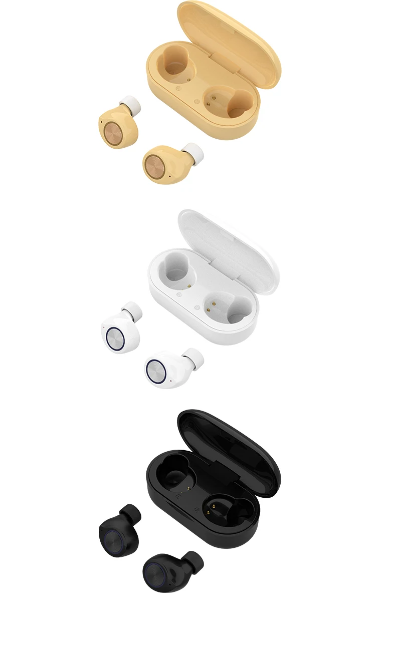 TWS Mini Dual V5.0 Bluetooth наушники настоящие беспроводные гарнитуры 3D стерео звук наушники двойной микрофон с зарядным устройством