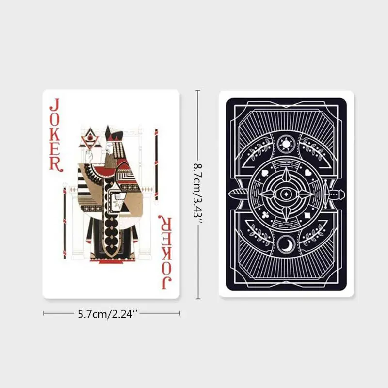 54pcs/set Paper Werewolves Poker Card Deck Playing Cards Poker Set Family Party Board Game Playing Cards Beautiful Present Collection Pokers
