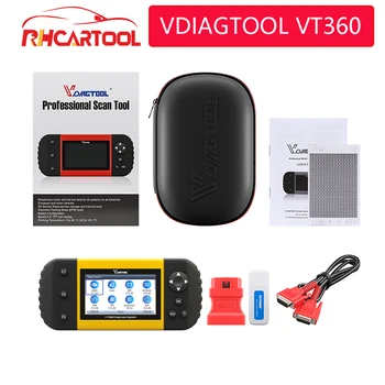 

VDIAGTOOL OBD2 Car Diagnostic Tool VT360/VT600/VT300 ABS SAS EPB DPF Better NT650 PK CRP129E Support All Systems for renault