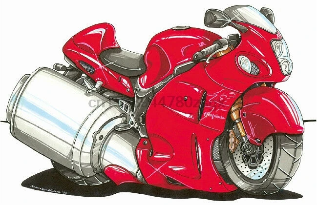 Suzuki Hayabusa Футболка с принтом &quotмотоцикл&quot Koolart 2023 |