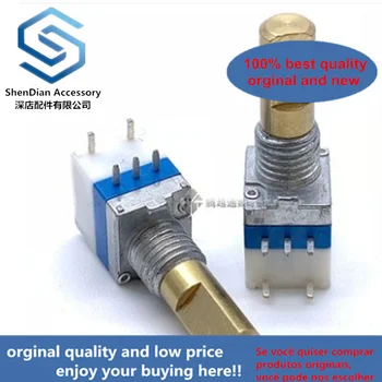 

2pcs 100% orginal Walkie-talkie volume potentiometer with switch A103 walkie-talkie accessories A10K shaft length 20MM with fix