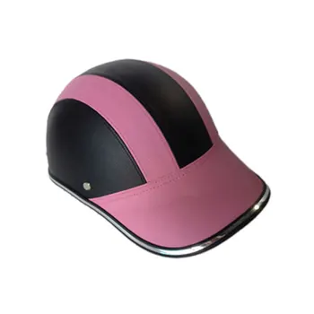 

Cycling ABS+PU Helmet Baseball Cap Universal Outdoor Adjustable Motorcycle Half Open Face Safety Protective Gears