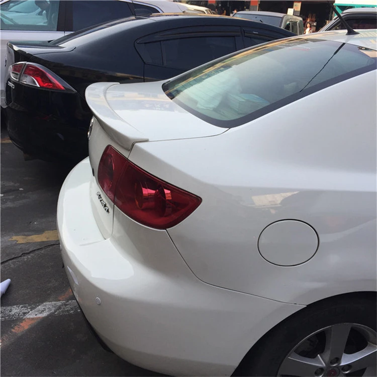 Для Mazda 3 M3 2006-2013 ABS пластик Неокрашенный задний Багажник крыло спойлер