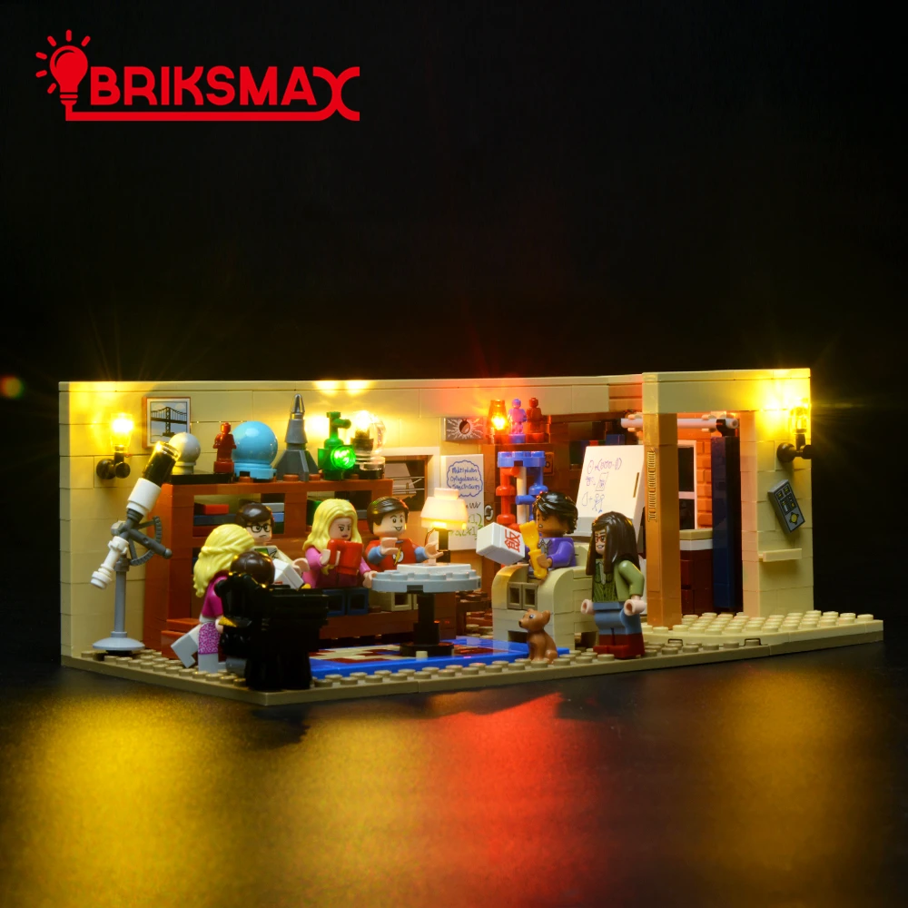 BriksMax светодиодный осветительный набор для идей знаменитая ТВ серия TBBT строительные блоки модельное освещение набор совместим с 21302