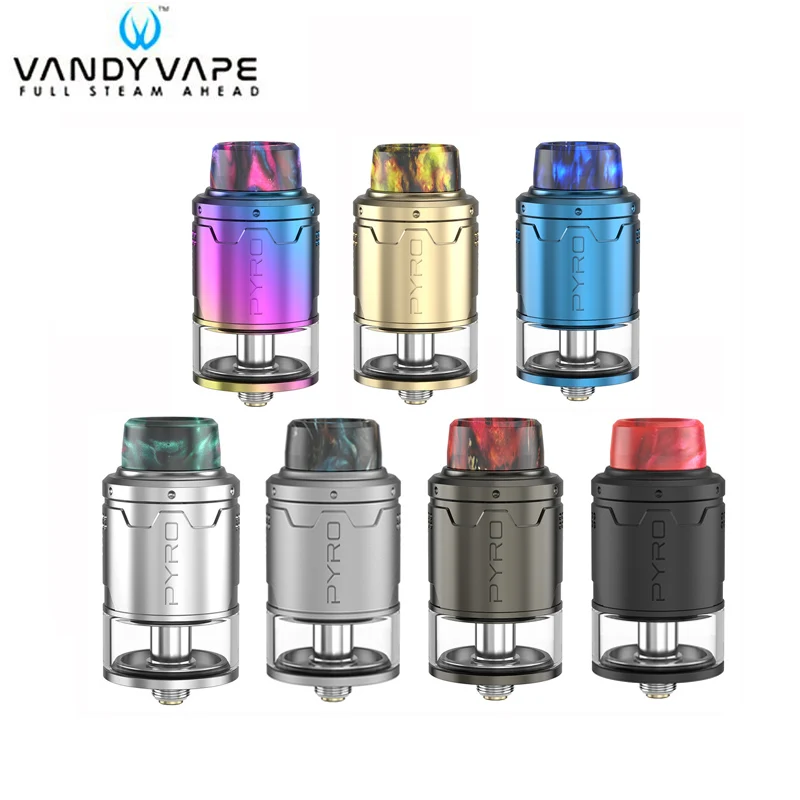 Оригинальный испаритель Vandy Vape Pyro V3 бак RDTA емкостью 4 мл катушка 0 33 Ом совместимая