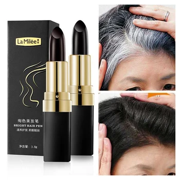 

Temporary One-Time Hair dye Instant Gray Root Coverage Hair Color Modify Cream Stick