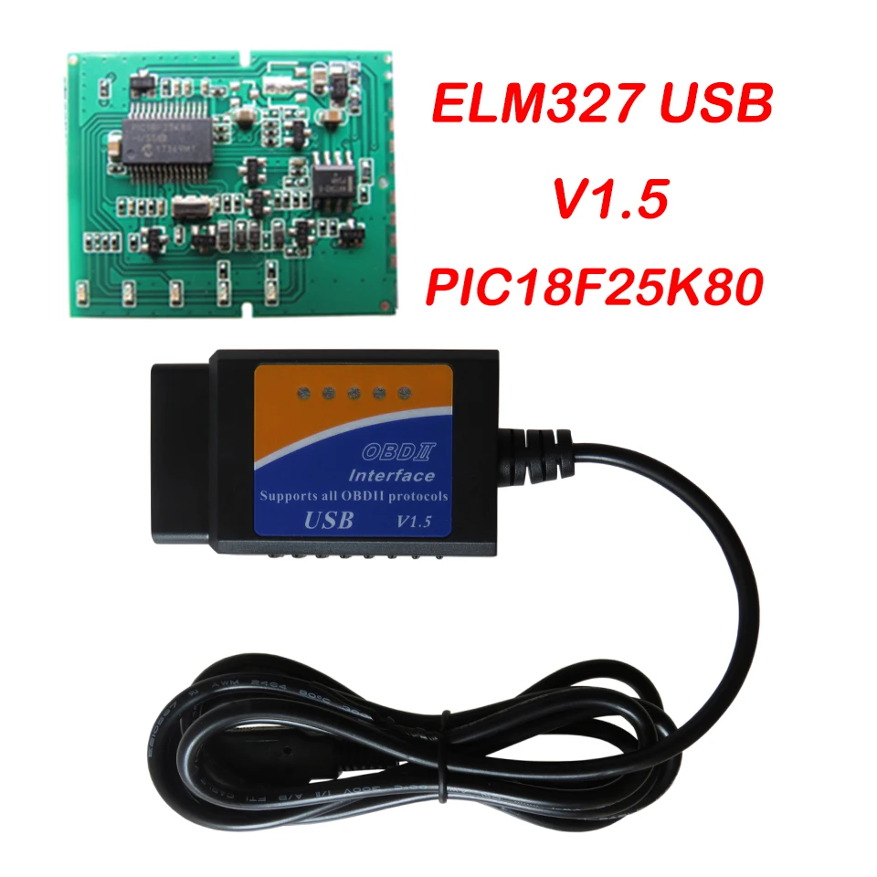 ELM327 Adattatore OBD2 USB - Scanner Auto Diagnostico, Lettura Codici Errore, Compatibile Con Software Terzi