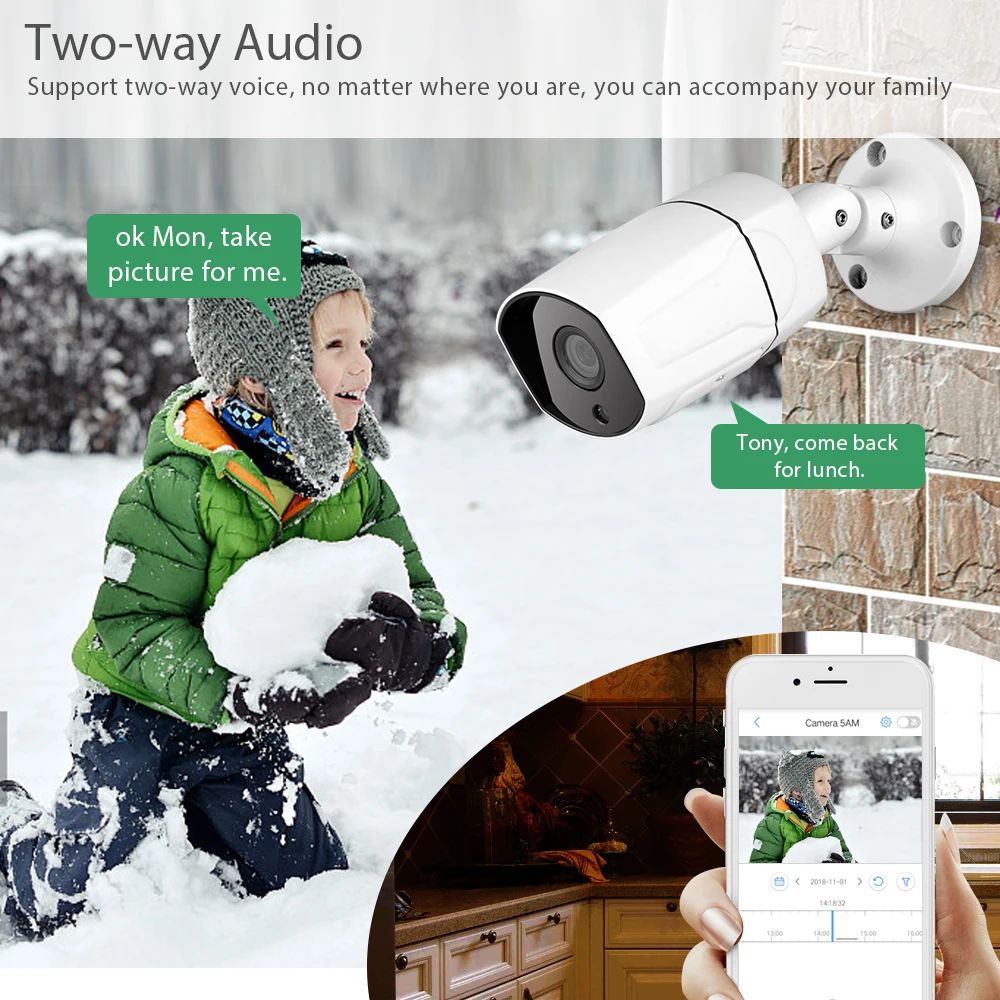 Домашняя солнечная энергетическая система K23 1080P HD и поддержкой Wi Fi IP Камера P2P 4X