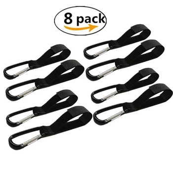 

Stroller Hook 8 Packs Put Your Shopping and Luggage Safely on The Stroller, Easy to Use Universal