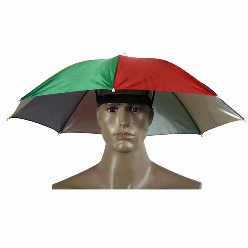 

Fishing Cap Outdoor Sport Umbrella Hat Hiking Camping Headwear Cap Head Hats Camouflage Foldable Sunscreen Shade Umbrella Hat