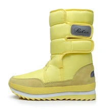 Лидер продаж; Быстрая ; женские ботинки; модная теплая обувь; женские водонепроницаемые зимние ботинки; женские разноцветные бархатные зимние ботинки; женская обувь