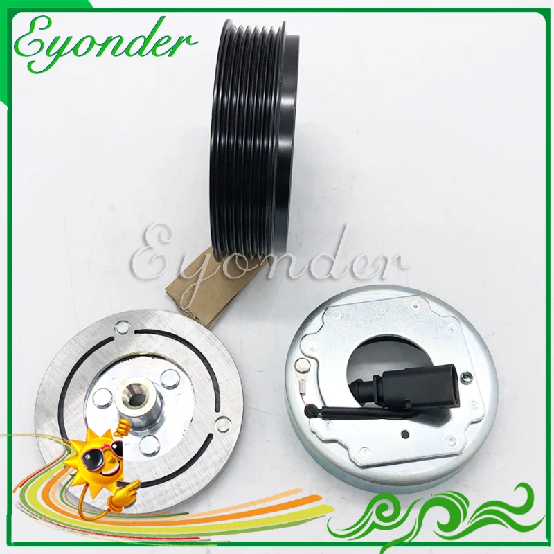 

AC Air Conditioning Compressor Clutch Pulley 6SAS14C for Audi A4 A5 Q5 2.0 447160-5936 8T0260805F 447280-7033