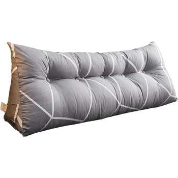 

Modern Simple Rectangle Cushion Thick Triangle Backrest Cushion Solid Color Design Almofada Decorativa Mariage Decoration EC50ZD