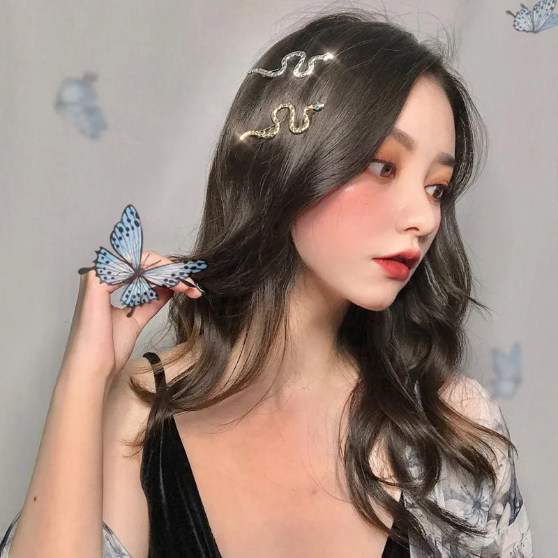 HZ-2019-Exaggeration-Snake-Wave-Vintage-Fashion-Design-Metalic-Hair-Clip-Hair-Grip-Barrettes-Hairpin-Hair