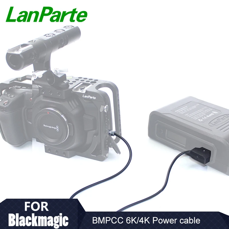 Lanparte D tap к Weipu BMPCC 6k 4K кабель питания для карманной кинокамеры Blackmagic|Аксессуары