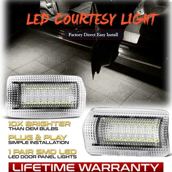 

LED Courtesy Door Footwell Light For Toyota Alphard Canarado EZ GT-86 Harrier Highlander Isis Mark X Mirai Previa Prius Roraima