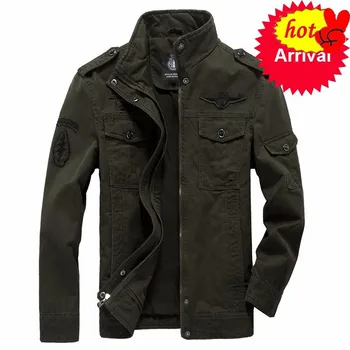 

Mens New Jacket 2020 Autumn Men Solid Color Coat Male Fashion Military Outwear Large Size 6XL Clothing