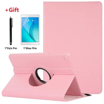 

For Samsung Galaxy Tab A 10.1 2019 Trifold Stand Smart Folio Case Hard Cover for Samsung T510 T515 SM-T510 SM-T515 with Gift