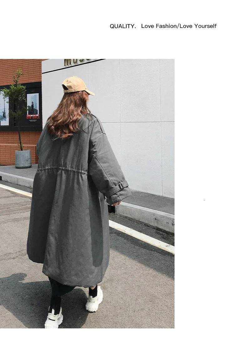 SHENGPALAE, новинка, модные зимние женские парки, свободные, повседневные, одноцветные, со стоячим воротником, длинные, уличные, хлопковые куртки для женщин A292