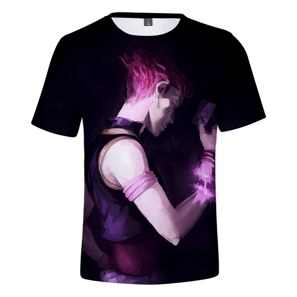 Hunter X Hunter T Shirt Hisoka T Shirt 2019 Summer Men 3d Print Tshirt Boy Girl Cartoon Anime Tops Male Streetwear Funny Tee 4xl T Shirts Aliexpress