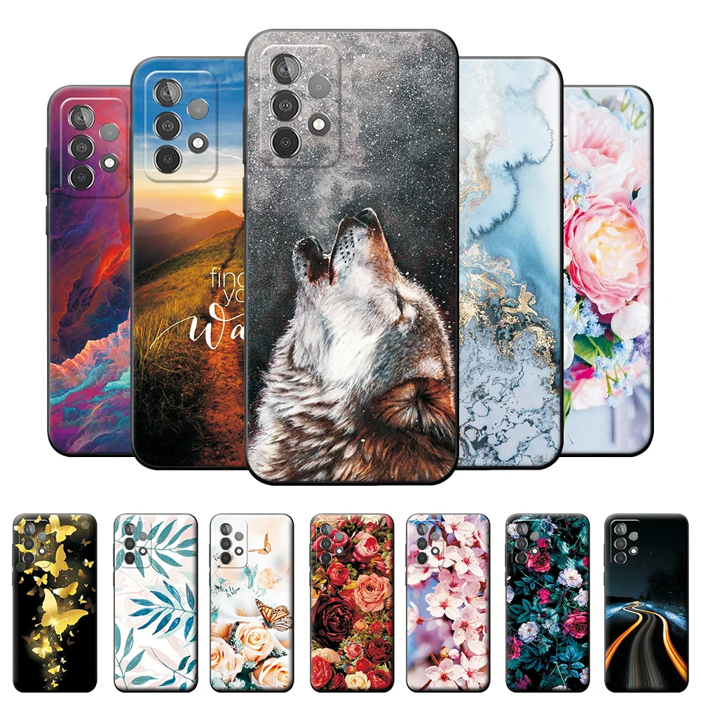 Custodia Per Samsung A52 4G Cool Case Per Samsung A52 5G Cover Posteriore Morbida In Tpu Per Samsung A52 A52S A53 5G Custodie Per Telefono Paraurti In