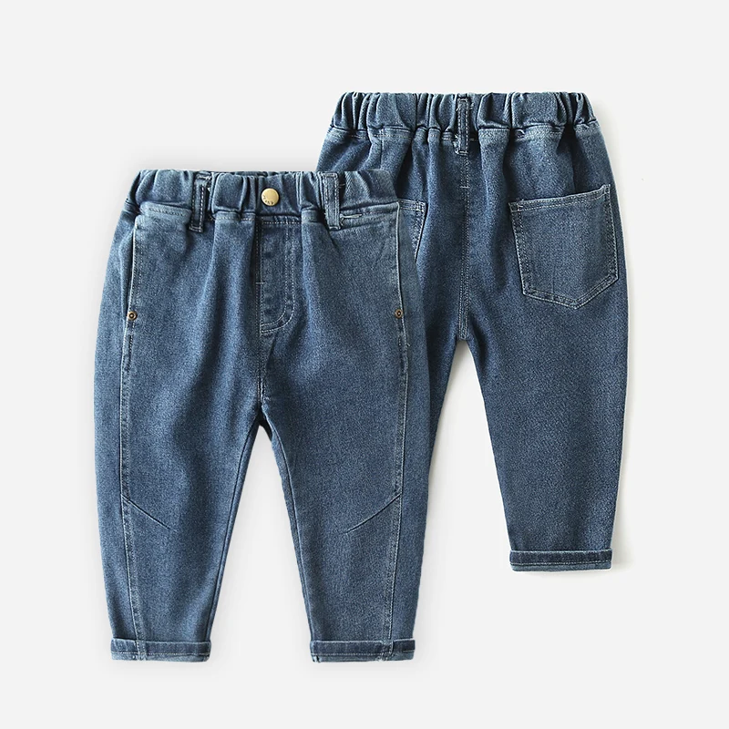 

CNUM New Fashion Boy Denim Jeans Kids Trousers for Boys Spring Summer Pants for Casual Loose Ripped Jeans Children Bottom