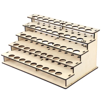 

Crab King DIY Mixed Paint Tool Storage Rack Basswood Laminate Model Storage Rack