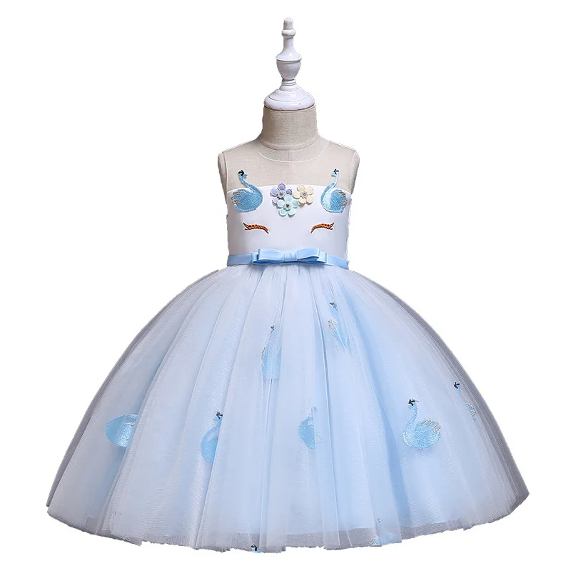 

Halloween flower children's dress girl's Lace Princess Dress Unicorn dress children's wear baby girl christmas dress