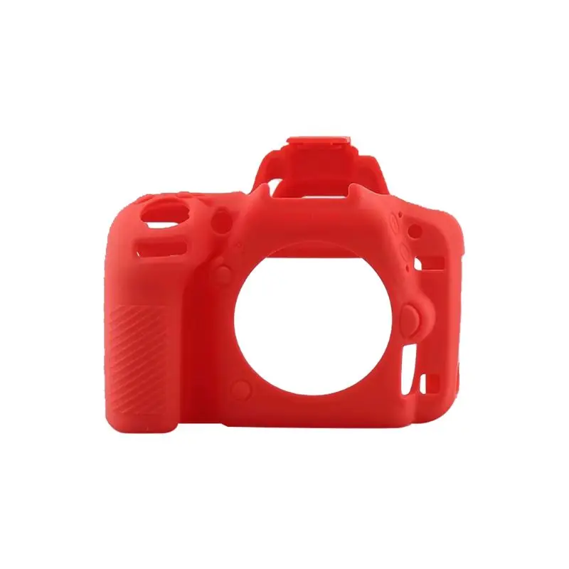 Силиконовый защитный чехол для камеры, чехол для камеры, чехол для камеры Nikon D750 DSLR, аксессуары для камеры - Цвет: Red