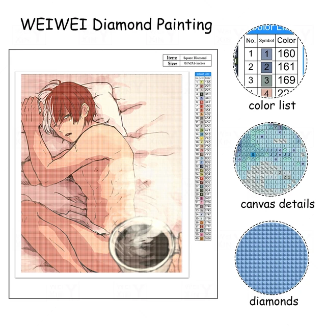 5D Diamond Anime Painting Kits for Adults 4
