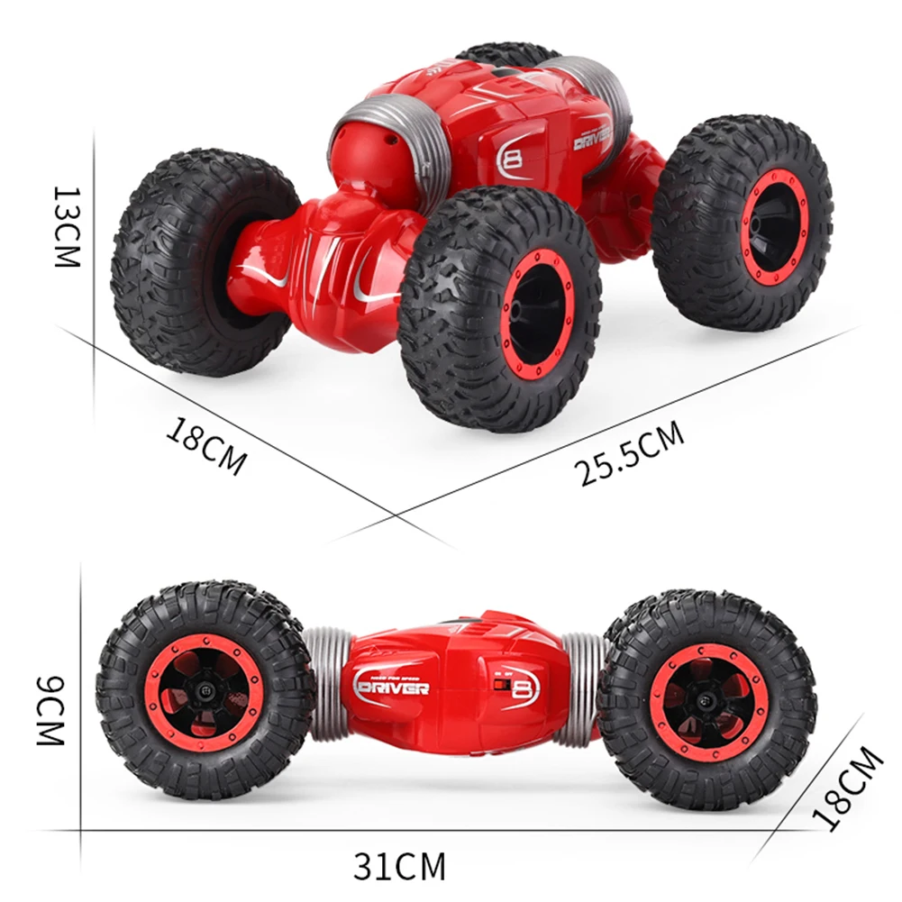 4WD 2,4 ГГц Высокая скорость Двусторонняя хобби трансформирует RC автомобиль подарок Детская игрушка Багги транспортные средства гусеничный внедорожный Противоскользящий портативный