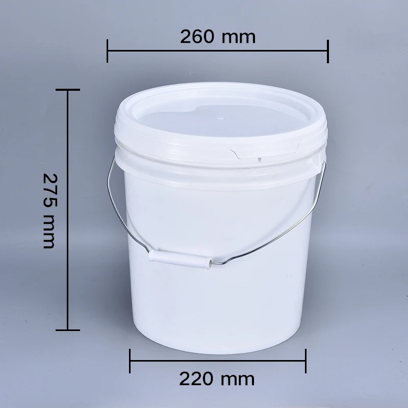 Mifoci 10 Secchi Quadrati In Plastica Con Coperchio A Prova Di Perdite - 2 Galloni (25 Cm) Per Alimenti E Conservazione