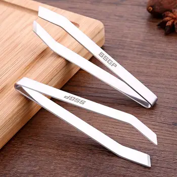 

Thickening Plucking Pliers Stainless Steel Pig Hair Plucker Fish Bone Plucking Clip Tweezers Hair Removal Clamp Kitchen Gadget