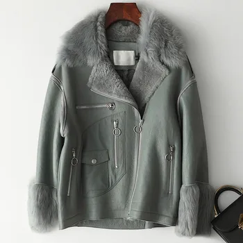 

Autumn Winter Coat Women Clothes 2020 Real Genuine Leather Jacket Korean 100% Sheepskin Coat Female Jacket Double-faced Tops