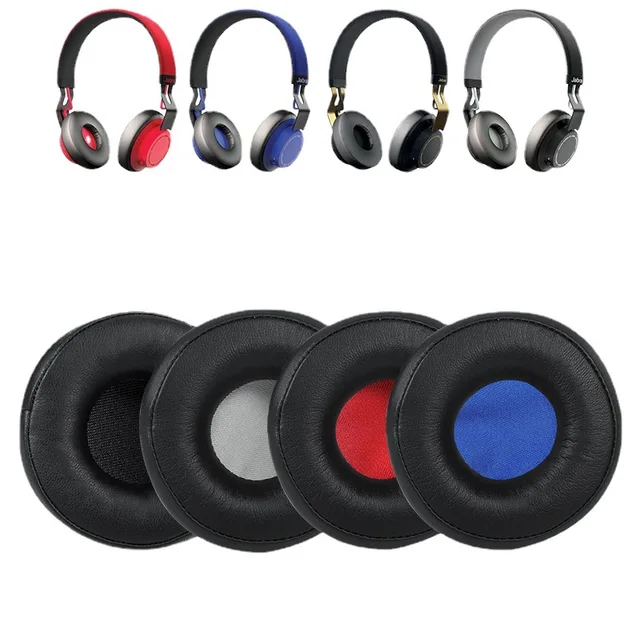 Coussinets De Rechange Pour Casque Jabra Evolve2 65 Et Elite 45H - Cuir Protéiné Noir
