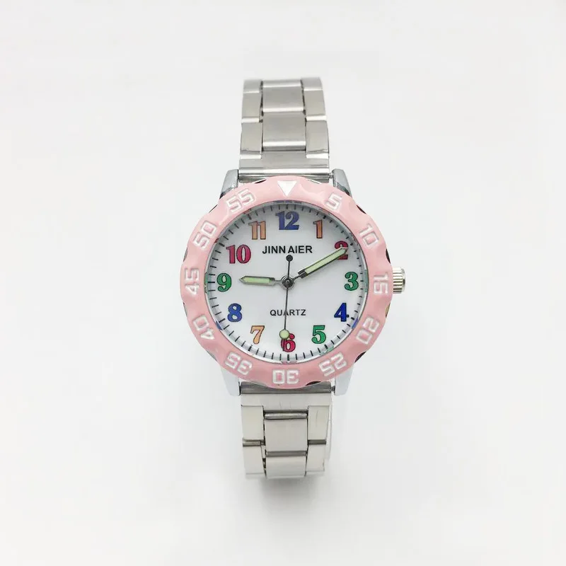 

Quartz Women Watch Metal Band Luminous Hands Analog Silver Wrist Watch for Ladies Girls horloges vrouwen Wristwatch Woman Gift