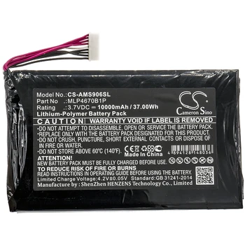 

Battery for Autel Maxisys MS906BT, Maxisys MS906TS, MS906S, MS906BT, MS906TS Replacement MLP4670B1P 10000mAh