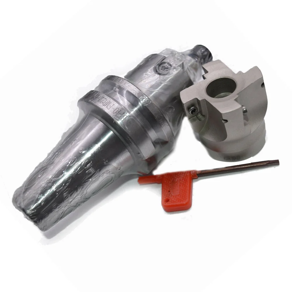 

Milling Indexable Face Cutter 4 flute For APMT1604PDER Insert Alloy steel T15 Wrench BAP 400R-50-22-4F