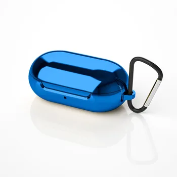 

Fashion Wireless Headset Case Protector Shockproof Dustproof Portable Earphone Cover Compatible for Samsung Galaxy Buds (Blue)