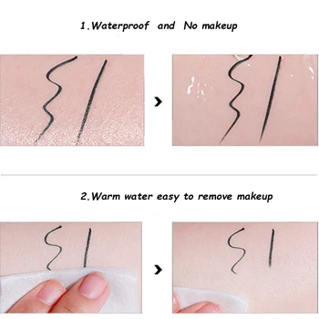 Eyelashes Magic Self Adhesive Liquid Eyeliner Glue Pen Clear Black Brown Eyeliner Long Lasting Waterproof