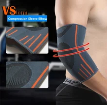 1 Pc Breathable Compression Arm Sleeve Brace Elbow Brace Support Protectorfor Weightlifting Arthritis Volleyball Tennis High-end