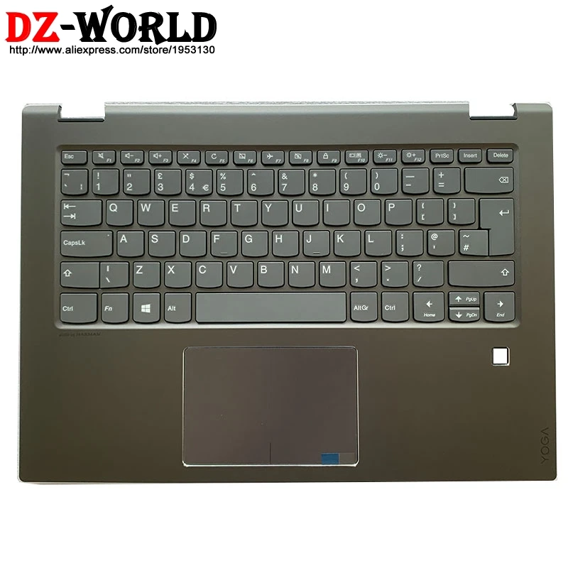 Новый корпус C крышка для рук верхний с английской клавиатурой тачпад Для Lenovo Yoga