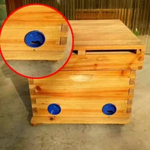 60 шт. пчелиное гнездо круглые входные пластиковые двери улей Дверь Выход анти летающий диск Пчеловодство отверстия пчелы инструменты оборудование