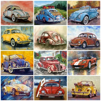 

5D Diamond Painting Car Full Round Diamond Embroidery Auto Mosaic Picture Of Rhinestone Art Cross Stitch Home Decor