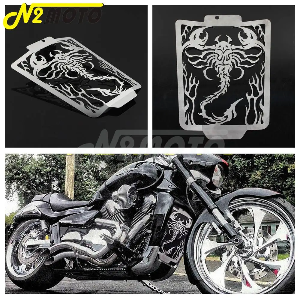 Мотоциклетная решетка радиатора из нержавеющей стали для Suzuki Boulevard M109R VZR1800 06 18