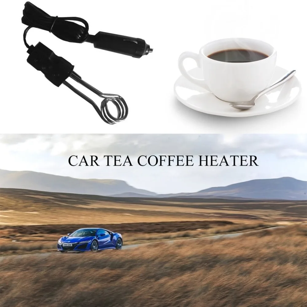 

Portable 12V Car Immersion Heater Auto Electric Tea Coffee Water Heate